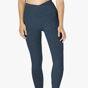 Beyond Yoga Spacedye At Your Leisure High Waisted Legging S Navy 7/8 length